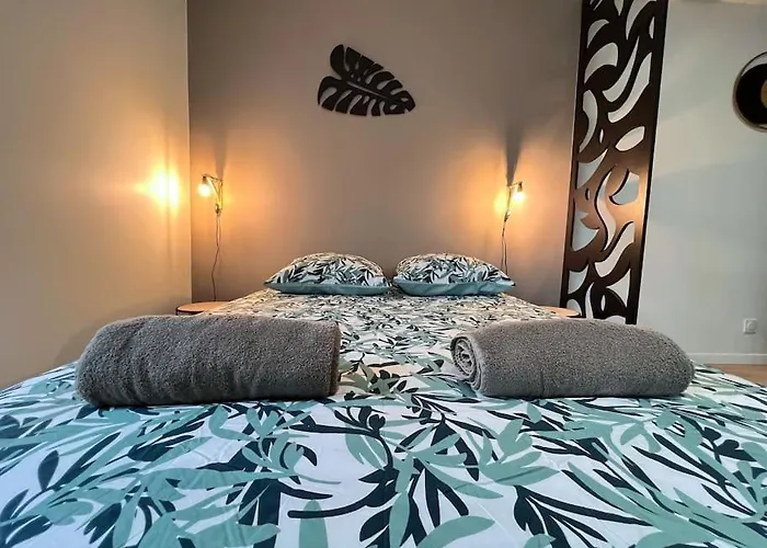 شقة La Feuilleraie N2-standingappart-wifi-proche فونتيناي لو كومت