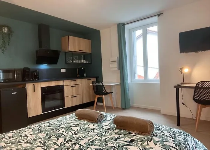 La Feuilleraie N2-standingappart-wifi-proche شقة